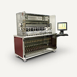 Die LX20E3 ist eine 20-Port-Vapingmaschine zum Testen größerer Mengen von E-Zigaretten, Verdampfern und HTPs 