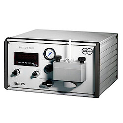 The SMI Pressure Drop is a product for measuring the pressure drop on cigarettes and filter rods 