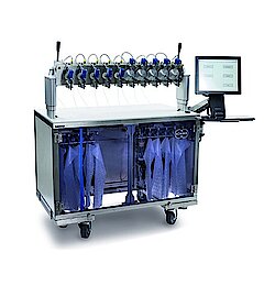 The height-adjustable, swiveling vaping bar NGX10 
