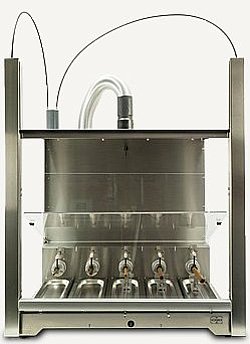 The LM5C is a five-port smoking machine for sequential smoking of cigarettes & cigarillos 